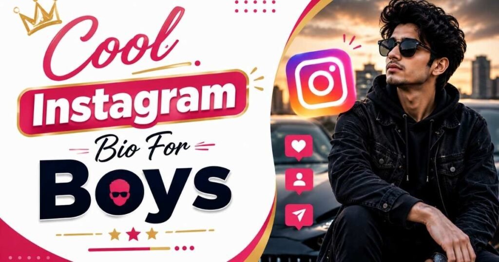 Cool Instagram Bio for Boys