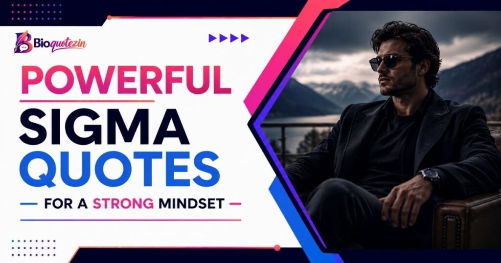 Powerful Sigma Quotes for a Strong Mindset