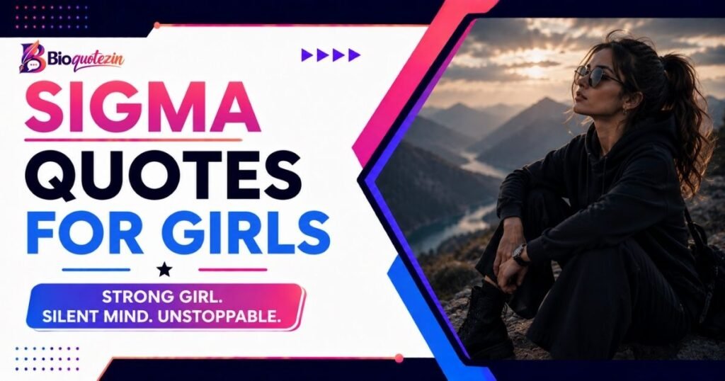 Sigma Quotes For Girls