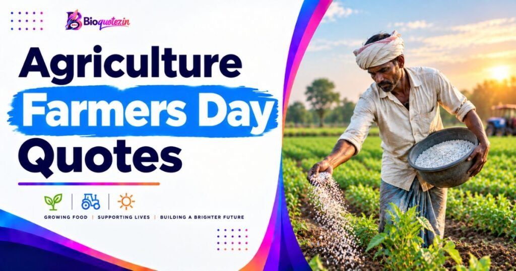 Agriculture Farmers Day Quotes