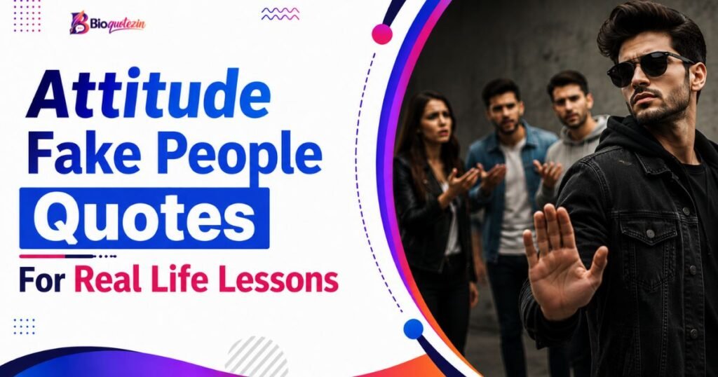 Attitude Fake People Quotes