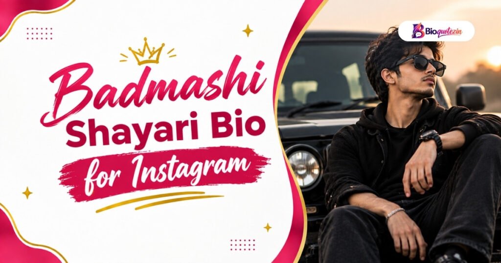Badmashi shayari bio for Instagram