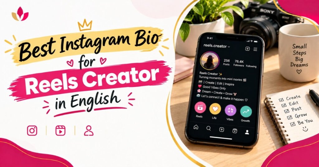 Best Instagram Bio for Reels Creator in English