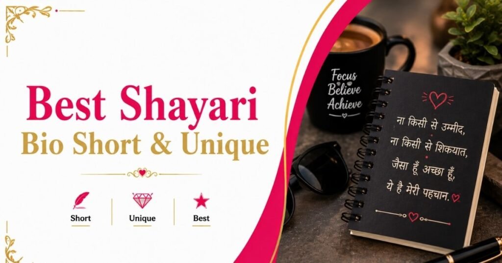 Best Shayari Bio Short & Unique