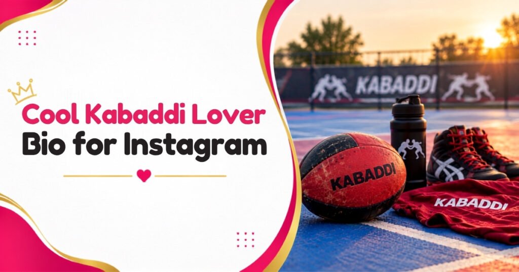 Instagram Bio for Kabaddi Lovers