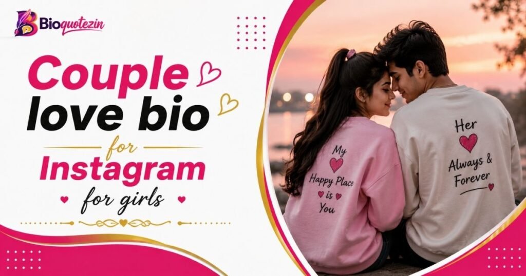 Couple love bio for Instagram for girls
