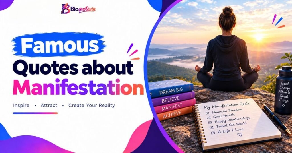 Famous Quotes about Manifestation
