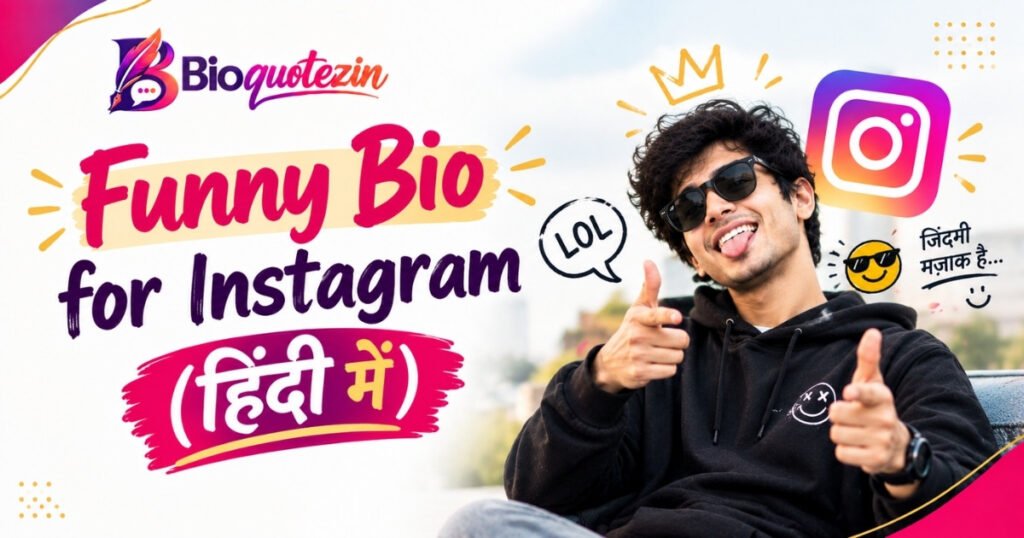 Funny bio for Instagram in hindi