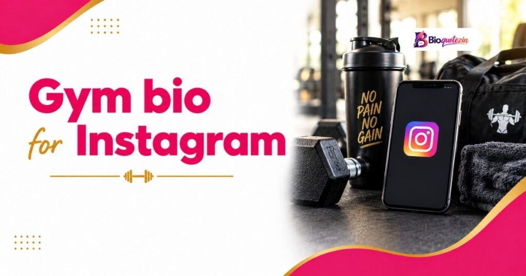 Gym bio for Instagram