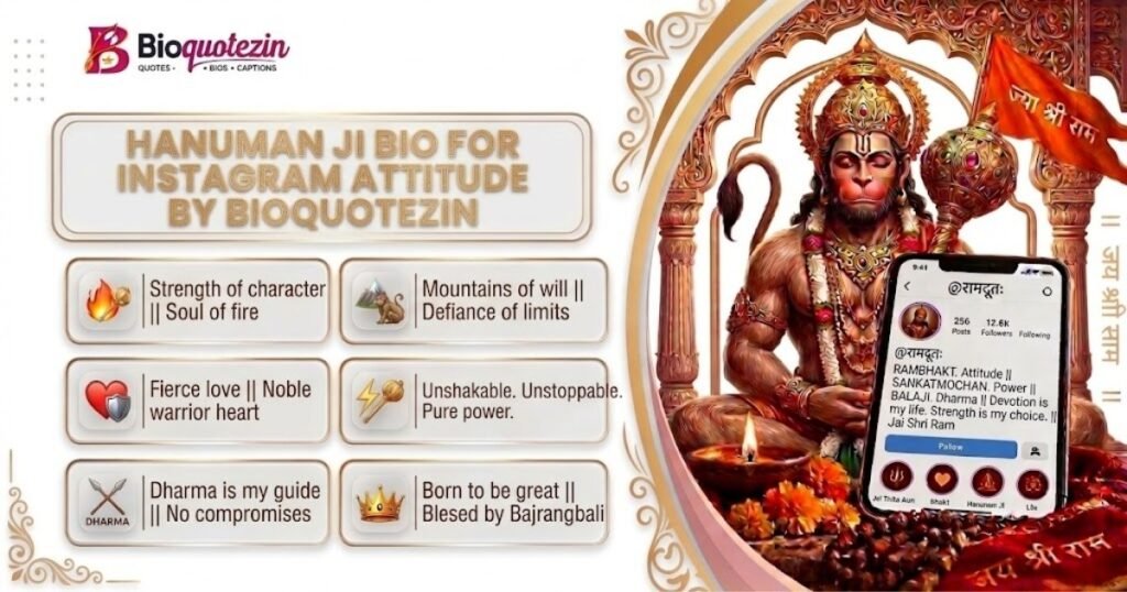 Hanuman ji bio for instagram attitude