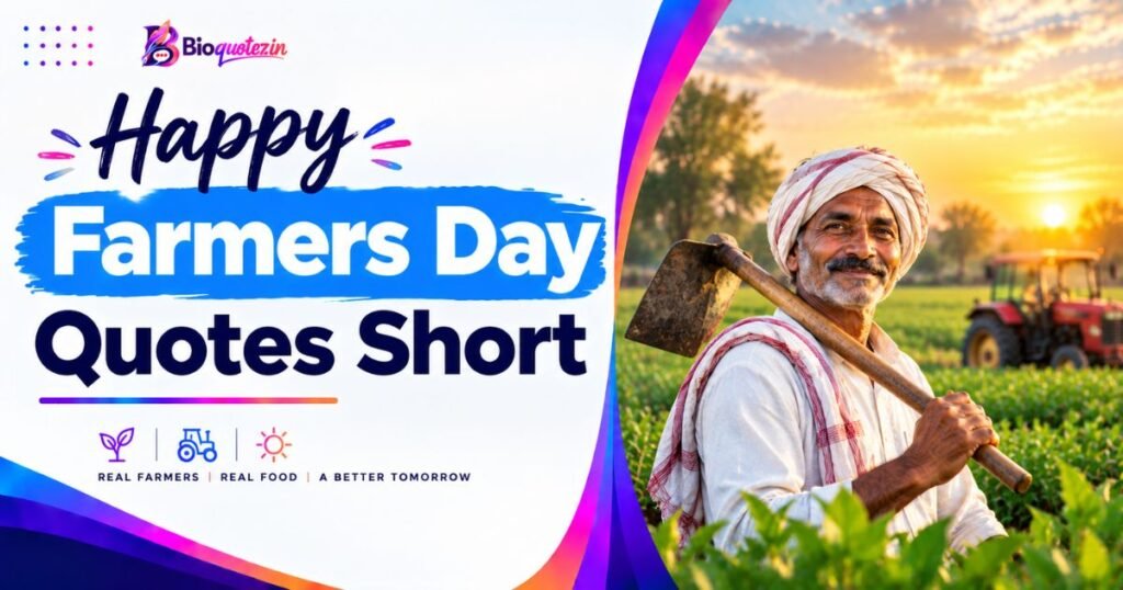 Happy Farmers Day Quotes Short