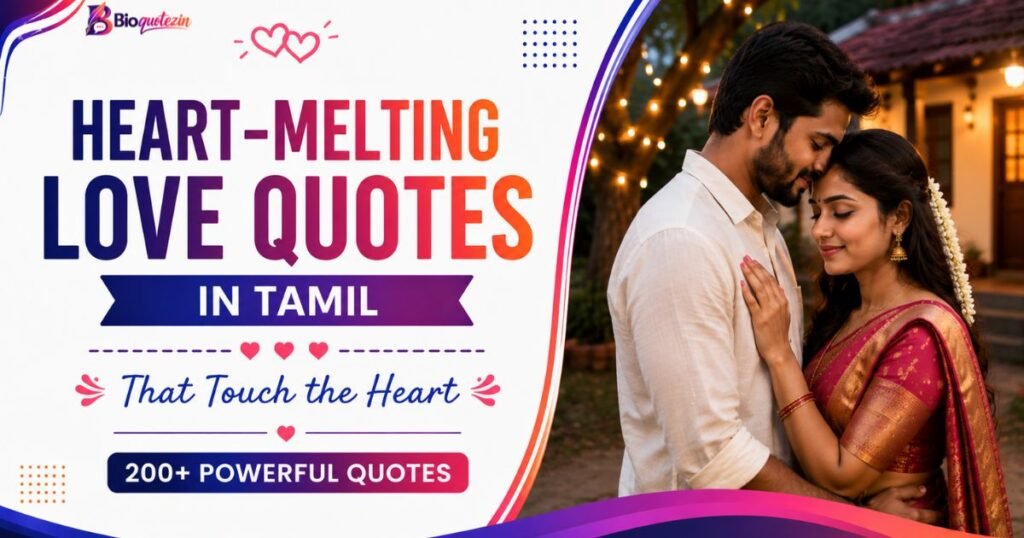 Heart-Melting Love Quotes In Tamil