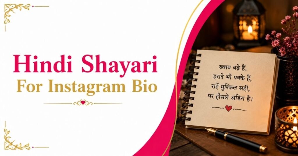 Hindi Shayari For Instagram Bio