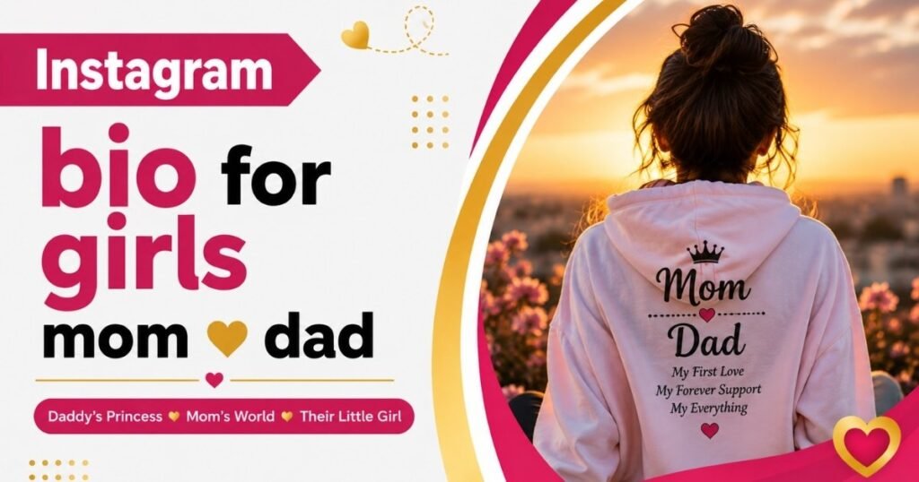 Instagram bio for girls mom dad