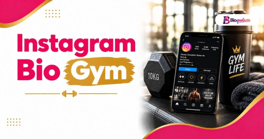Instagram bio gym