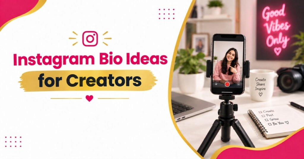 Instagram bio ideas for creators