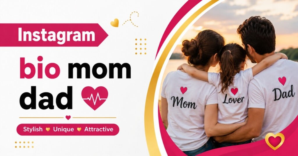 Instagram bio mom dad