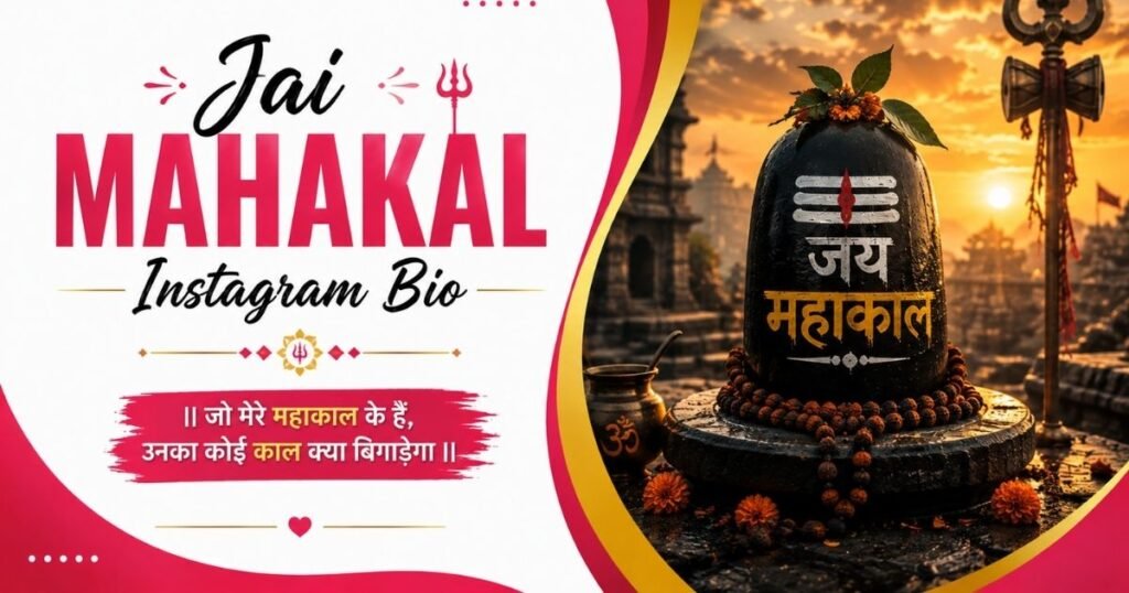 Jai Mahakal Instagram Bio