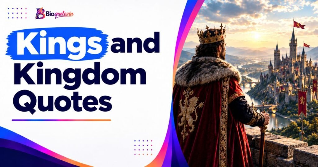 Kings and Kingdom Quotes