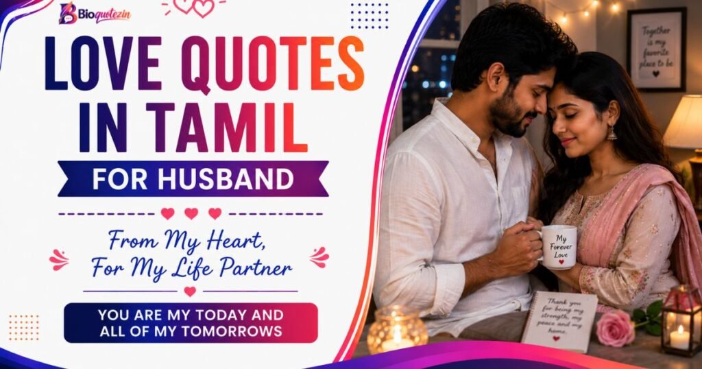 Love Quotes In Tamil For Husband