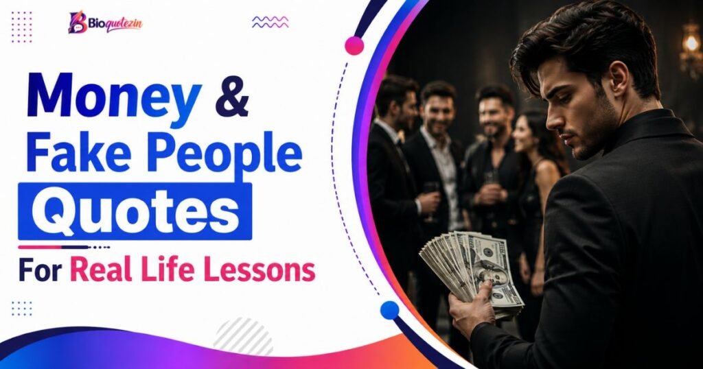 Money & Fake People Quotes