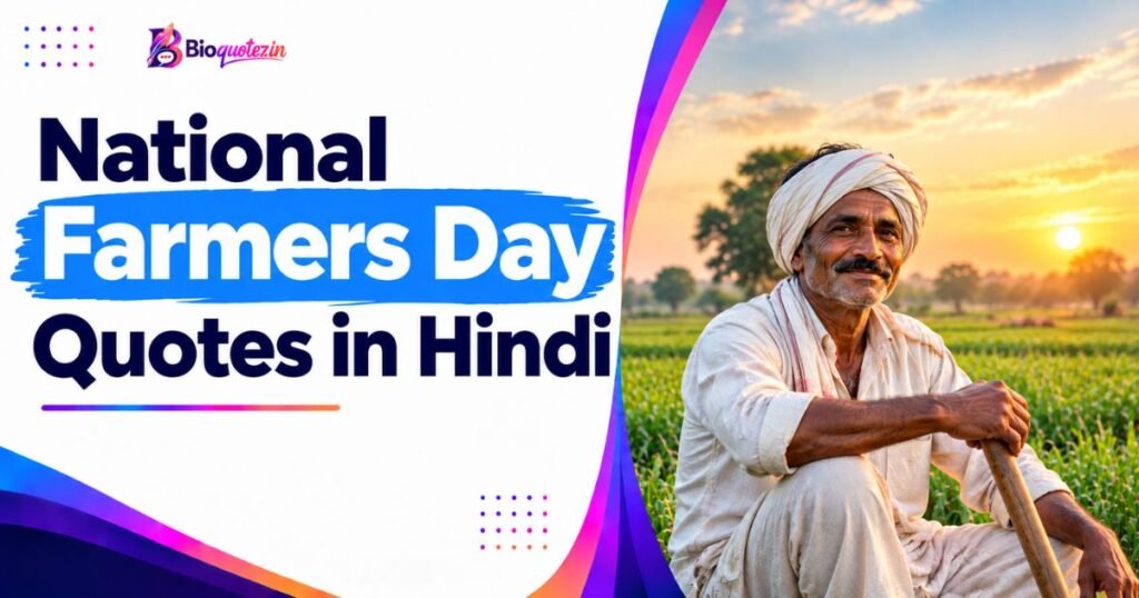 National Farmers Day Quotes in Hindi