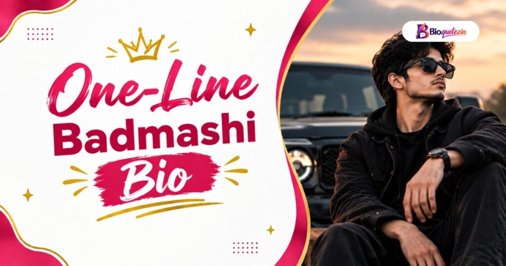 One-Line Badmashi Bios For Instagram