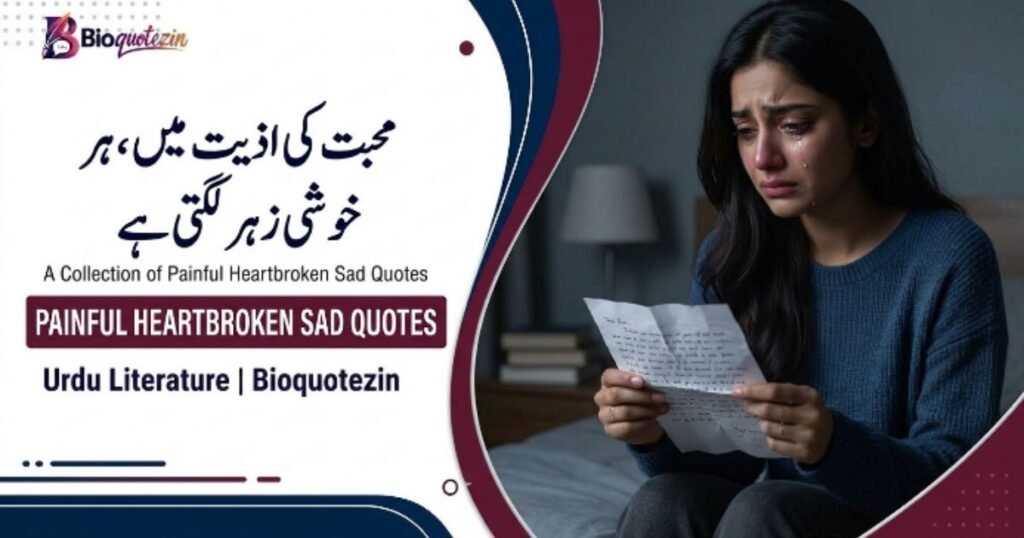 Painful Heart Broken Sad Quotes In Urdu