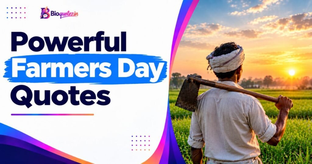 Powerful Farmers Day Quotes