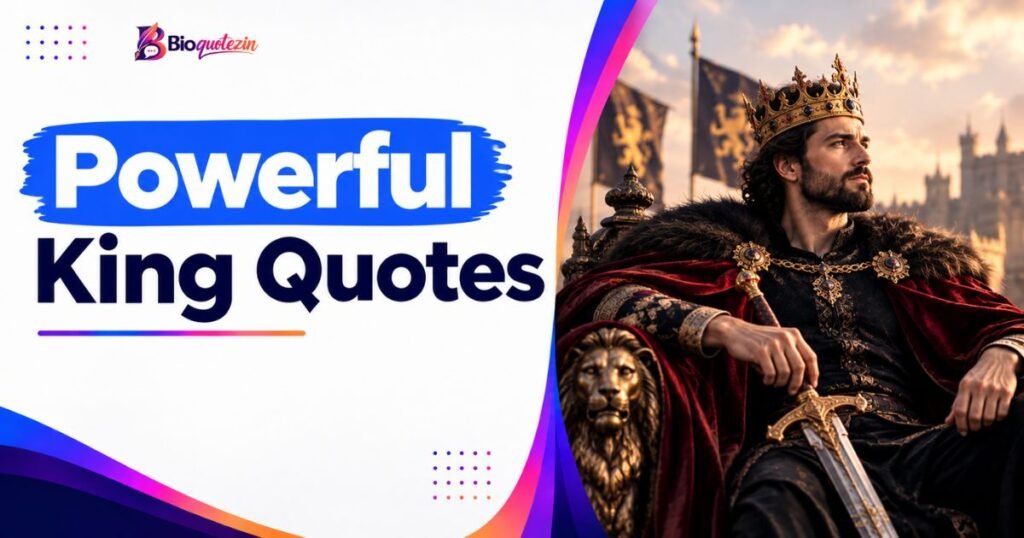 Powerful King Quotes