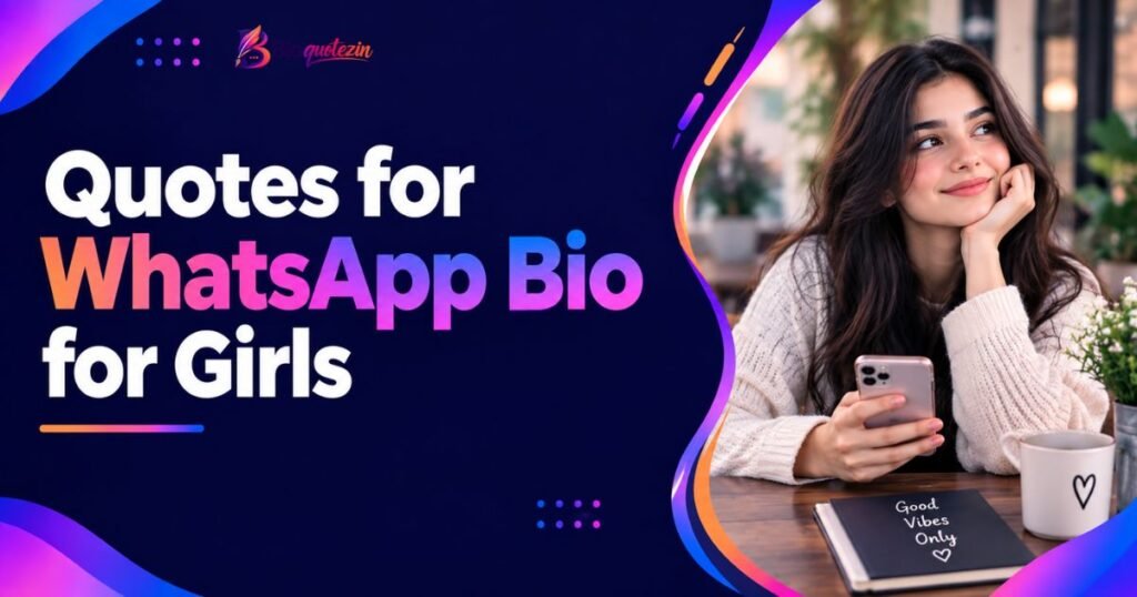 Quotes for WhatsApp Bio for Girls
