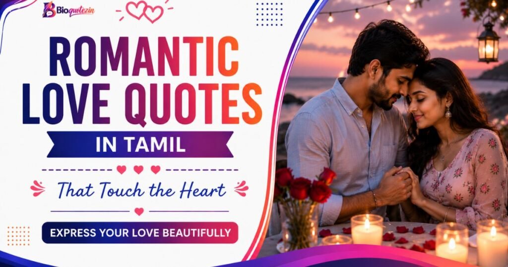 Romantic Love Quotes In Tamil