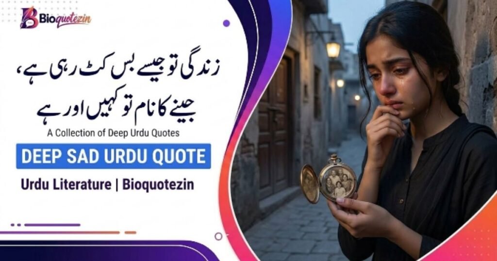 Sad Quotes in Urdu about life