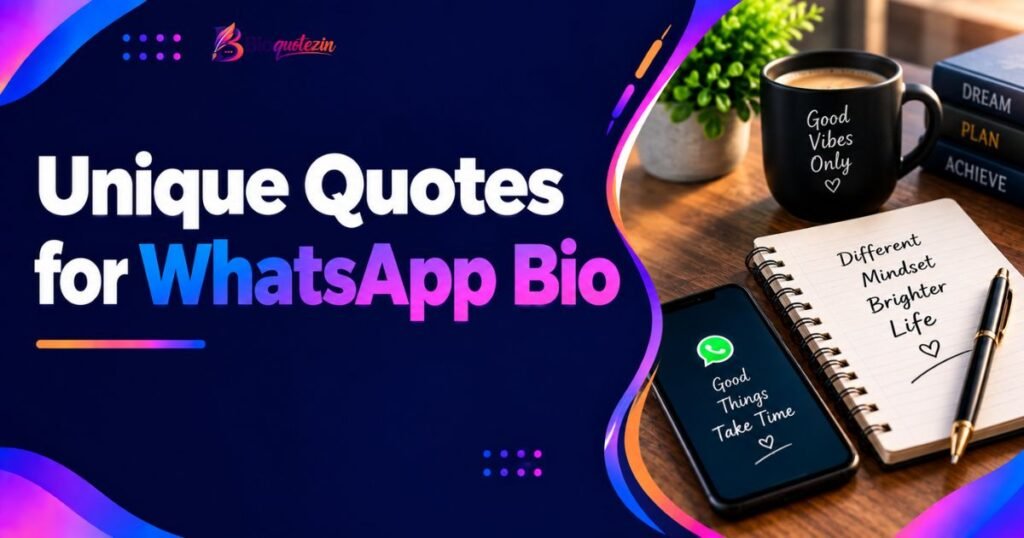 Unique Quotes for WhatsApp Bio