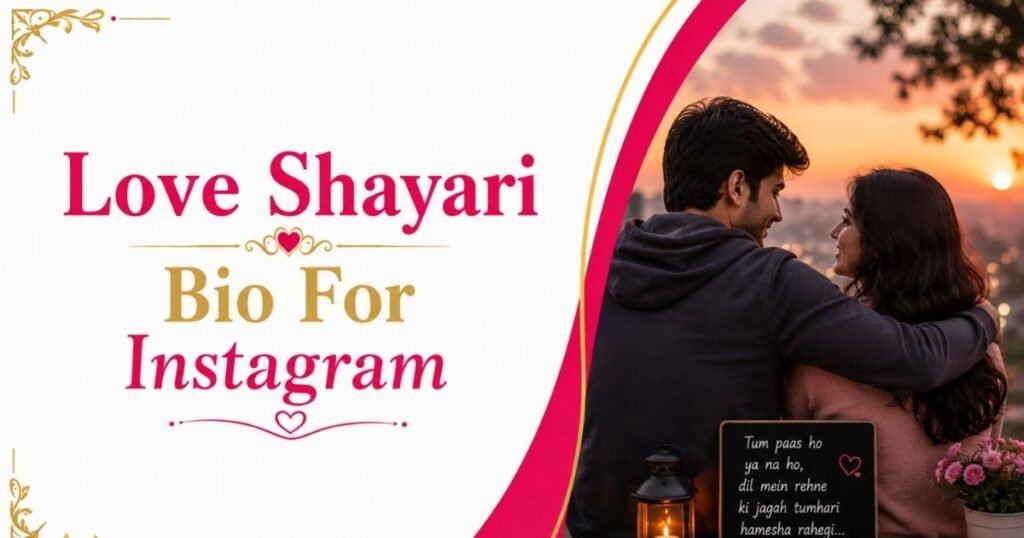 love shayari bio for Instagram