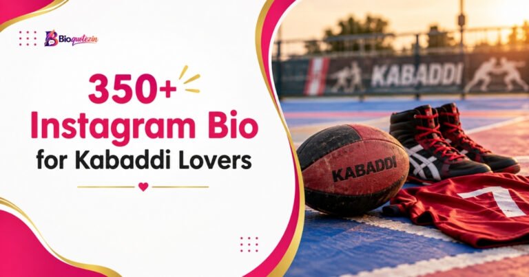 350+ Instagram Bios for Kabaddi Lovers