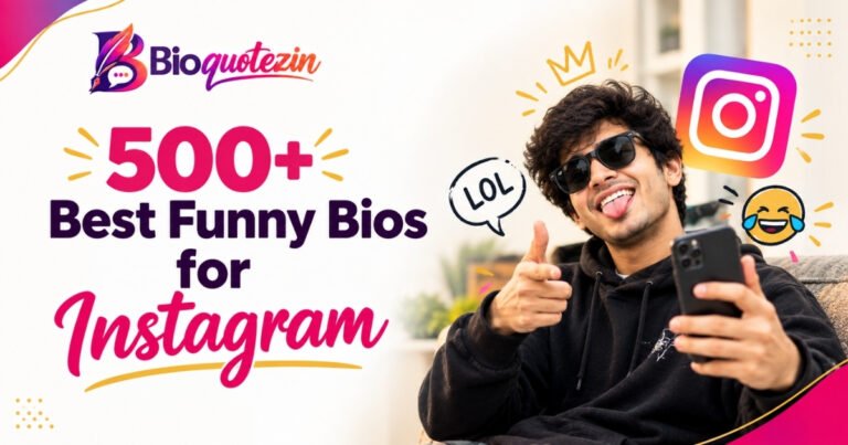 500+ Best Comedy Bio & Funny Bio For Instagram