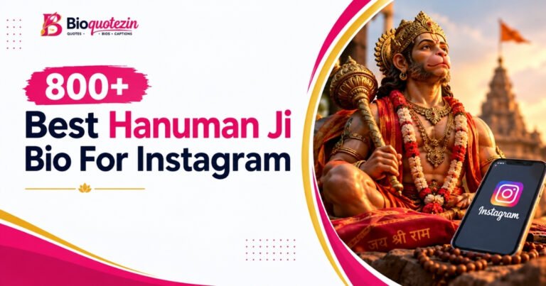 800+ Best Hanuman Ji Bio For Instagram