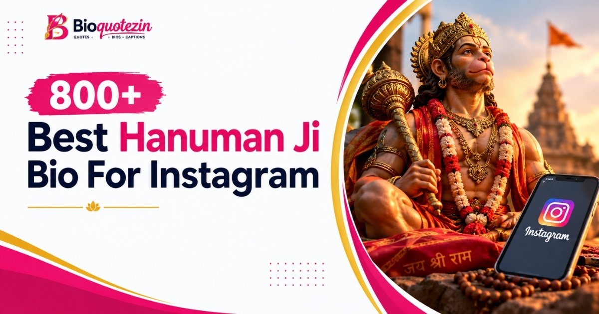 800+ Best Hanuman Ji Bio For Instagram